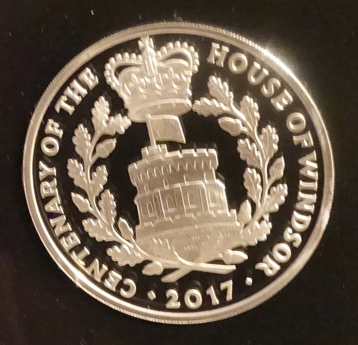 House of Windsor Centenary £5 proof coin
