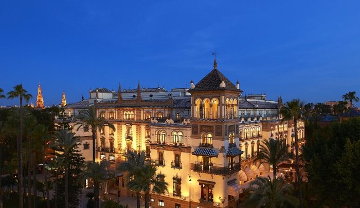 Hotel Alfonso XIII. <br />It was built by king Alfonso XIII to host VIP guests during the 1929 Iberoamerican Exhibition <br />(picture courtesy of hotel website)