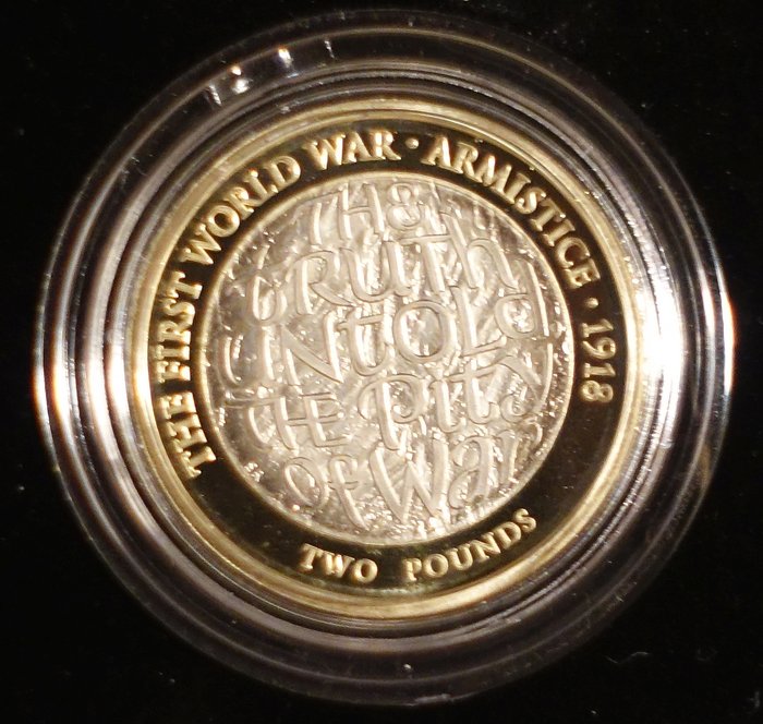 100th Anniversary of WW1 Armistice £2 coin