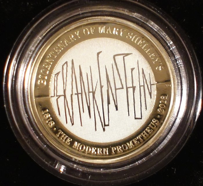 Bicentenary of Mary Shelley's Frankenstein £2 coin