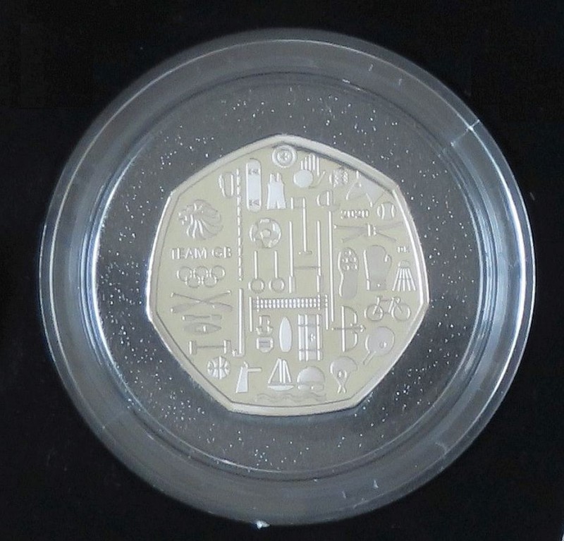 50p commemorating Team GB - 2020 Olympic Games in Tokyo
