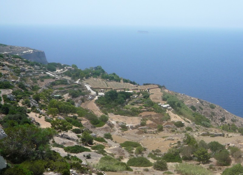 From the Dingli Cliffs